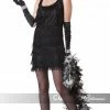 California Costumes Decades Black Fringe Flapper
