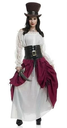 Charades Victorian Steampunk Sweetie Cream-Wine Steampunk & Victorian 3 Charades Victorian Steampunk Sweetie Cream-Wine Steampunk & Victorian