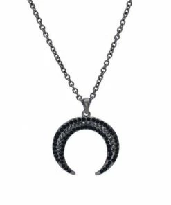 Western Fashion Necklace Double Hemitite Horn