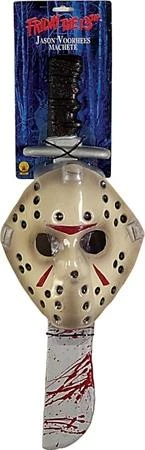 Rubies Jason Mask W-Machete 3 Rubies Jason Mask W-Machete