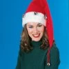 Rubies Santa Hat W/ Bells Extra Long Holiday