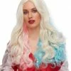 West Bay Rebel Blue & Pink Long Wig 1 West Bay Rebel Blue & Pink Long Wig