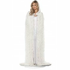 Underwraps Capes Coffin Cape In Black Or White