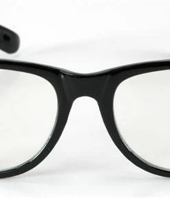 Hosanna Trading Black Horn-Rimmed Glasses With Clear Lens Glasses & Sunglasses