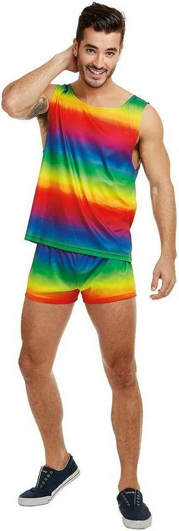 Dreamgirl Rainbow Short And Tank T 3 Dreamgirl Rainbow Short And Tank T
