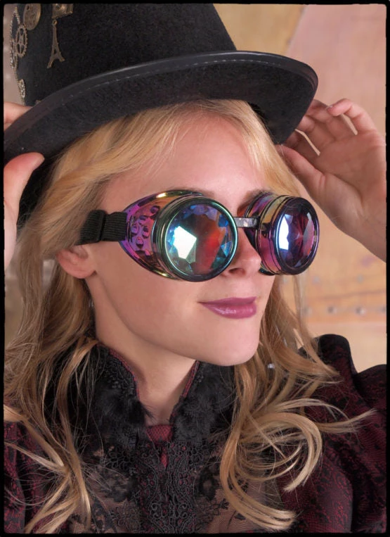Western Fashion Kaleidscope Goggles Steampunk & Victorian 5 Western Fashion Kaleidscope Goggles Steampunk & Victorian