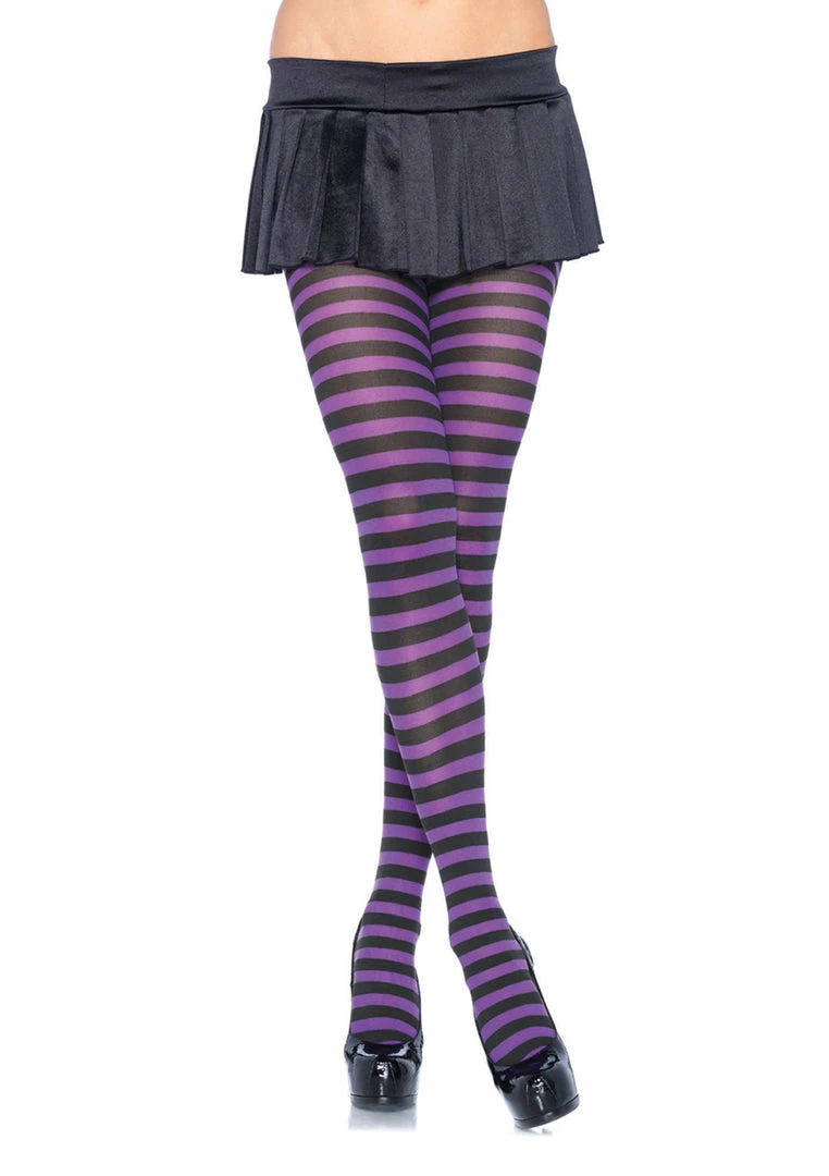 Leg Avenue Tights Striped Hosiery & Lingerie 6 Leg Avenue Tights Striped Hosiery & Lingerie