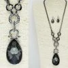 Good Feelings Hematite/Black Diamond, Crystal Long Necklace