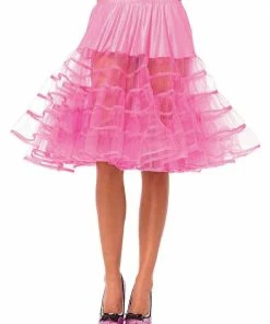 Leg Avenue Petticoat Knee-Length Hot Pink