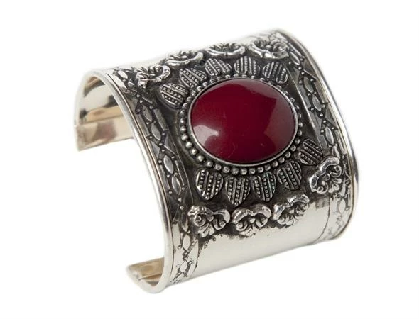 Western Fashion Bracelets & Rings Cuff Silver Antique W-Stone 3 Western Fashion Bracelets & Rings Cuff Silver Antique W-Stone