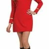 Rubies Star Trek TOS Deluxe Red Dress 2 Rubies Star Trek TOS Deluxe Red Dress