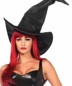 Leg Avenue Large Ruched Witch Hat Halloween & Horror