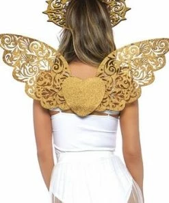Leg Avenue Angel Gold Wing And Halo Kit Wings