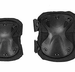 UK Arms Elbow And Knee Pads Black Quick-Release