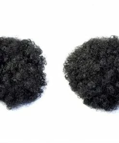 West Bay Afro Puff Clip In Pair Black