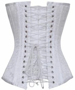 The Corset Company Brocade Overbust White Corsets & Corset Dresses