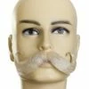 West Bay Santa Moustache White Facial Hair