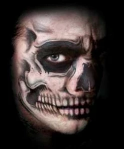 Tinsley Transfers Tattoos & Tattoo Effects Skull Face