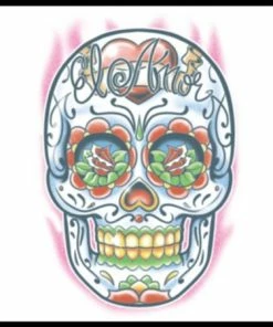 Tinsley Transfers Tattoos & Tattoo Effects El Amor Day Of The Dead