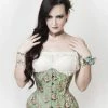 The Corset Company Underbust Seafoam & Floral