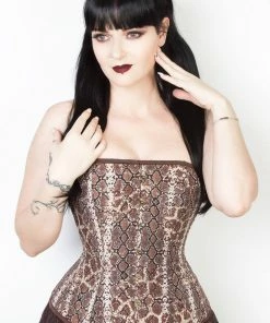 The Corset Company Corsets & Corset Dresses Overbust Corset Snake Print