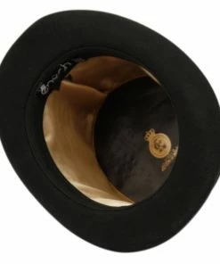 Epoch Fashion Accessory Bell Crown Top Hat Black Wool Top Hats
