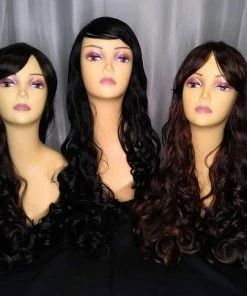 West Bay Saint Extra Long Wavy Wig W/ Bangs