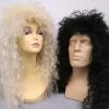 West Bay Black Heavy Metal Wig