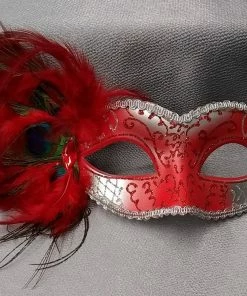 KBW Global Corp Venetian Mask W/ Feathers 13 KBW Global Corp Venetian Mask W/ Feathers