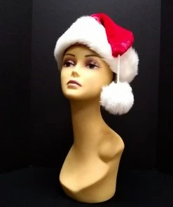 Halco Plush Fur Santa Hat