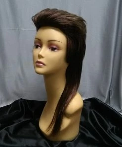 Alicia International Joe Mullet Wig Black