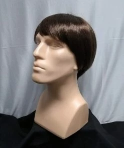West Bay Black 60s Mod Man Wig 8 West Bay Black 60s Mod Man Wig