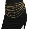 Fame Accessories Chain Belt Layered 2 Styles Decades