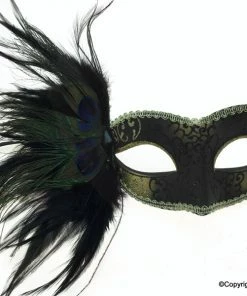 KBW Global Corp Venetian Mask W/ Feathers 9 KBW Global Corp Venetian Mask W/ Feathers