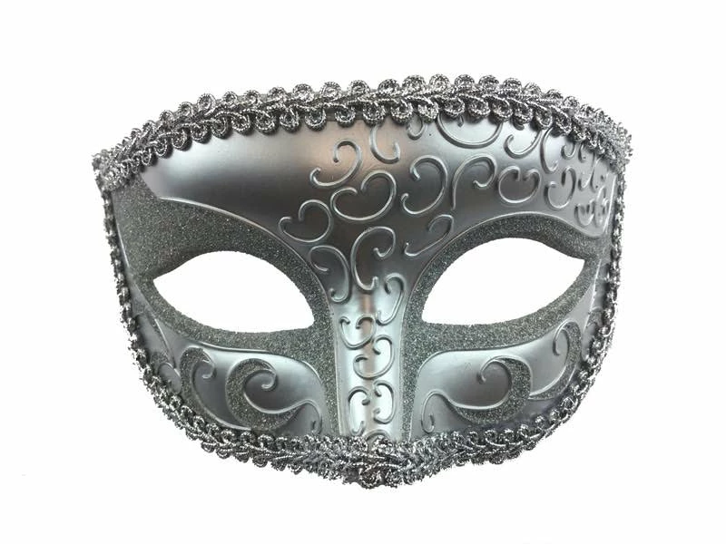 KBW Global Corp Masquerade Masks Venetian Mask W/ Swirls 7 KBW Global Corp Masquerade Masks Venetian Mask W/ Swirls