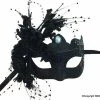 KBW Global Corp Venetian Mask With Flowers In 4 Colors