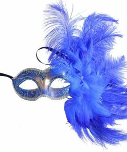 KBW Global Corp Mask W/ Side Feather Spray