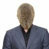 KBW Global Corp Masquerade Masks Full Head Mask With Gold Spikes 1 KBW Global Corp Masquerade Masks Full Head Mask With Gold Spikes