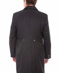 Scully Range Wear Steampunk & Victorian Black Frock Coat