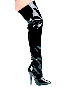 Ellie Shoes Thigh High Boot Black