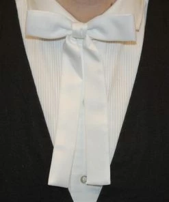 Western Express Tie String White