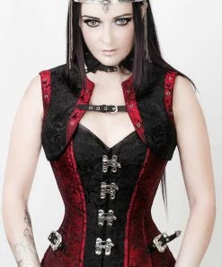 The Corset Company Overbust Red-Black W-Belt & Jacket Corsets & Corset Dresses