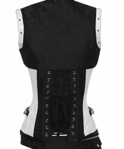 The Corset Company Overbust Black-White W-Bolero Corsets & Corset Dresses