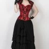 The Corset Company Steampunk & Victorian Black Long Victorian Inspired Skirt