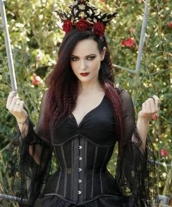 The Corset Company Corsets & Corset Dresses Black Mesh Underbust Corset