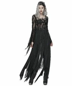 Western Fashion Dress Gothic Black Web