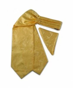 Brand Q, Inc Men's Formalwear Accessories Ascot W/ Pocket Square In 6 Colors