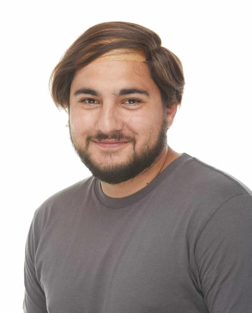 West Bay Grey & White Bald Man "Comb Over" Wig 3 West Bay Grey & White Bald Man "Comb Over" Wig