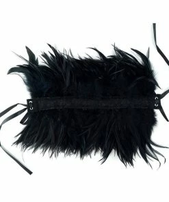 Zucker Boas & Feathers Black Feather Choker In Black Or Red 11 Zucker Boas & Feathers Black Feather Choker In Black Or Red