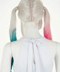 Arda Wigs Quinn Teal And Pink Pig Tails